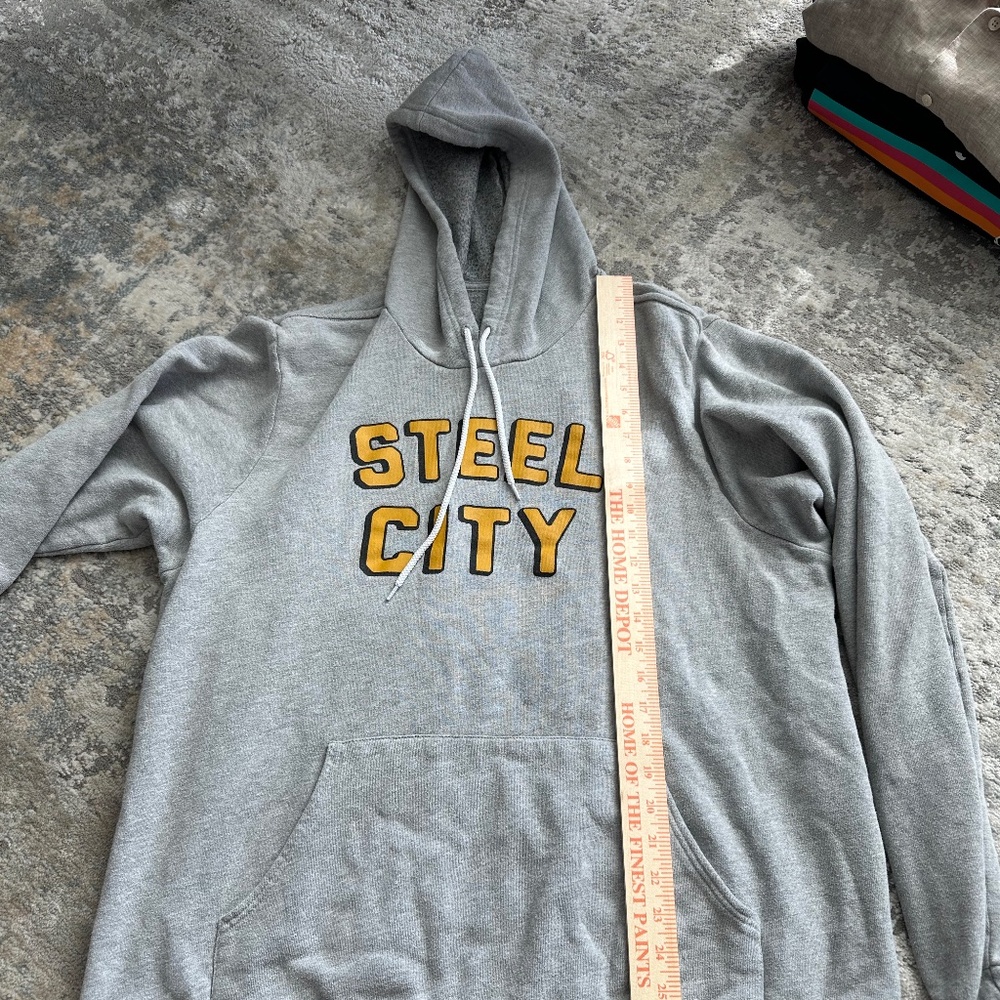 Steel City grey hoodie men's XL